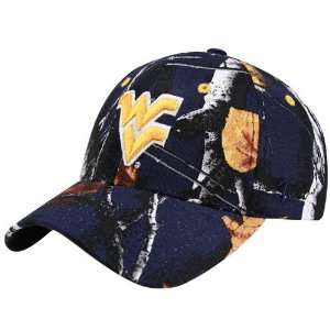 : Zephyr West Virginia Mountaineers Navy Blue Camo Game Day Z fit Hat 