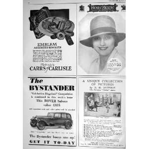  1930 HENRY HEATH CARRS BISCUITS BYSTANDER TATLER SWAN 