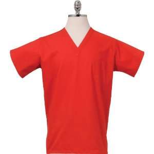  Chef Works MESS RED 2XL Unisex Medical Scrub Top, Red, 2XL 
