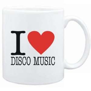  Mug White  I LOVE Disco Music  Music