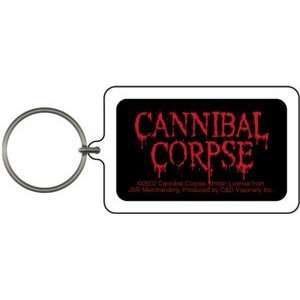 Cannibal Corpse Logo Lucite Keychain K 0353: Sports 