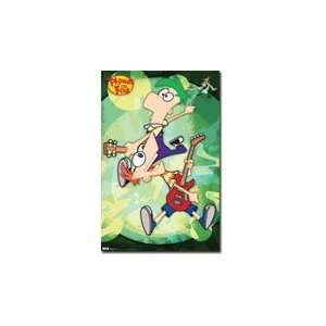   and Ferb Guitar Television Show Poster 22x34 Print 