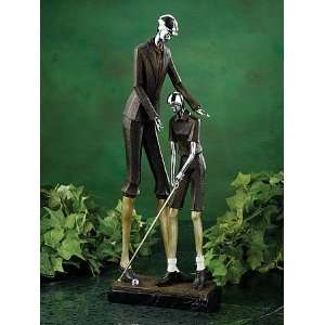  Modern Father & Son Golf Statue: Sports & Outdoors