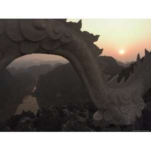 Sunset, Dragons Backbone, Hill Top View, Tam Coc, Ninh Binh, South of 