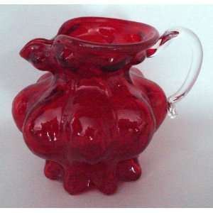  Red Bulbous Pitcher 