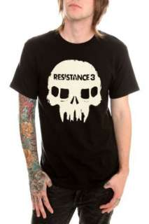  Resistance 3 Logo Slim Fit T Shirt Clothing