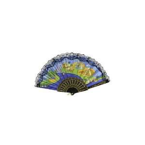  23cm Hand held Fan with Sites and Cities in Israel 