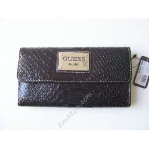    Guess Black Founders Tote SLG Slim Clutch Wallet: Everything Else