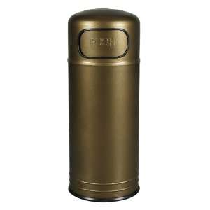  Smokers Oasis Companion? Trash Receptacle in Gold Finish 