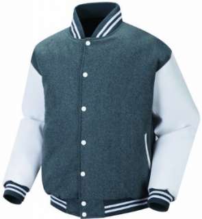  Medex Varsity Jacket Gray (Letterman Jacket): Clothing