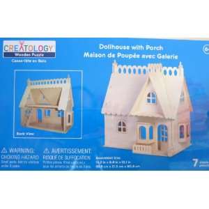  Creatology Wood Puzzle Dollhouse with Porch: Toys & Games