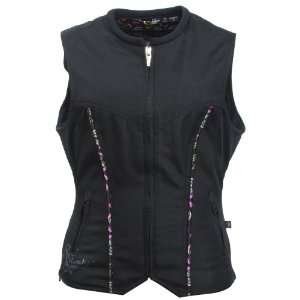   Rocket Womens Textile Street Vest Black XXXL 3XL 9062 0007: Automotive