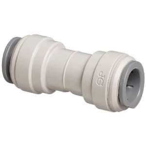 John Guest Acetal Copolymer Tube Fitting, Union Straight Connector, 3 