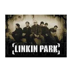  Linkin Park Band Sepia Cloth Fabric Poster Flag: Home 