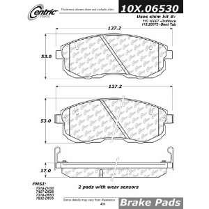  Centric Parts, 102.06530, CTek Brake Pads Automotive