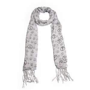  PEACE SIGN SCARF FOR ALL SEASONS: Health & Personal Care