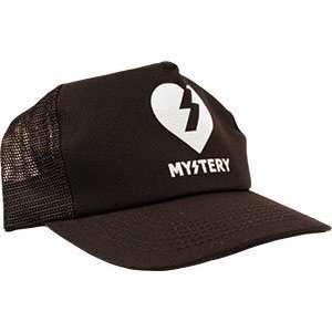  Mys Heart Mesh Hat   Black/Black: Sports & Outdoors