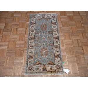    2x4 Hand Knotted Peshawar India Rug   20x41: Home & Kitchen
