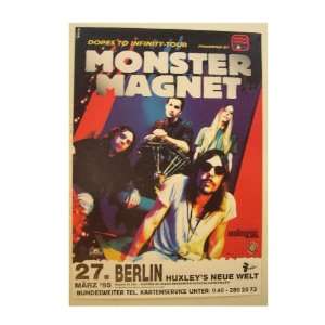   Monster Magnet Poster Berlin Dopes To Infinity Tour 