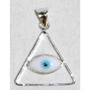  All Seeing Eye German Silver Pendant Necklace: Everything 