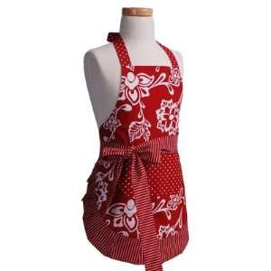  Girls Original Apron in Sassy Red: Home & Kitchen