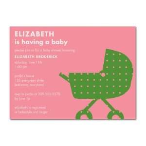   Baby Shower Invitations   Trendy Carriage: Watermelon By Dwell: Baby