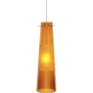  LBL Lighting HS461AM Amber Cone Shaped LED Mini Pendant 