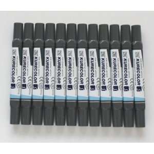  Zig Kurecolor KC3000 Twin S Marker Pen Set Warm Greys: Office Products