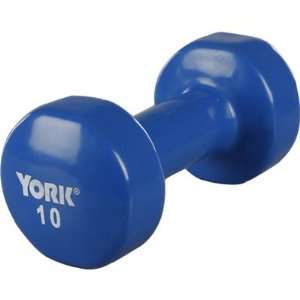  AliMed 10 Lb. Vinyl Coated Dumbbell