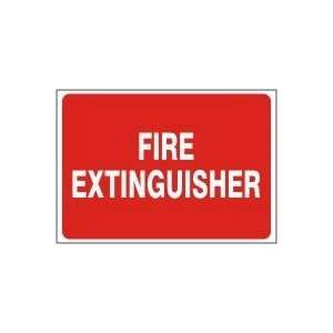  FIRE EXTINGUISHER Sign   7 x 10 Plastic: Home 