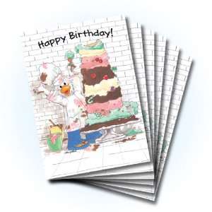   : Suzys Zoo Happy Birthday Card 6 pack 10307: Health & Personal Care