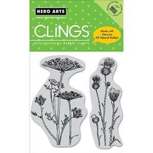  Cling Rubber Stamps Elegant Weeds Arts, Crafts & Sewing