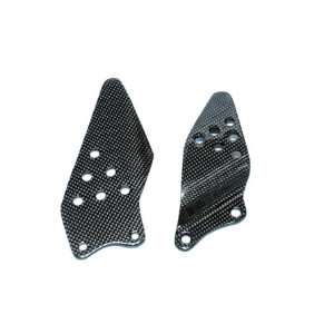  2005 2006 Kawasaki Ninja ZX6R Carbon Fiber Heel Plates 