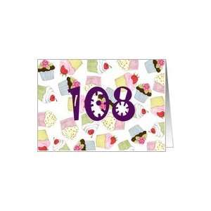  Cupcakes Galore 108th Birthday Card: Toys & Games
