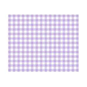 SheetWorld Fitted Pack N Play Sheet   Pastel Lavender Gingham Woven 