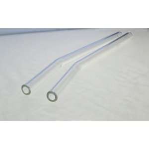  Beautiful Bends Glass Drinking Straws: Health & Personal 