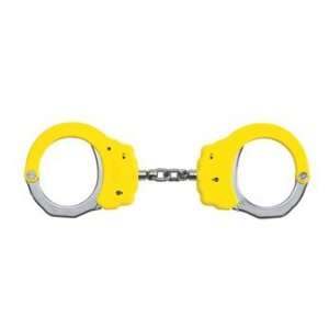  ASP Tactical Identifier Chain Linked Handcuffs   Yellow 