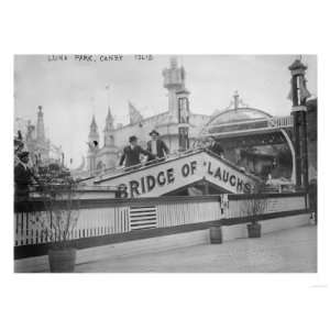  Luna Park Bridge of Laughs At Coney Island, NY Photograph 