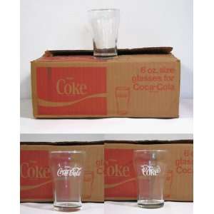  Set of 12 Coca Cola Six Ounce Fountain Glasses: Everything 