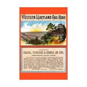 Western Maryland Railroad 24x36 Giclee 