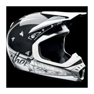   Quadrant Helmet , Color: Black/White, Size: Lg XF0110 1749: Automotive