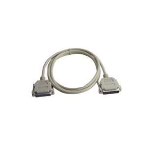24ft Grey RS232 Cable with DB 25 Female to Male Connectors  