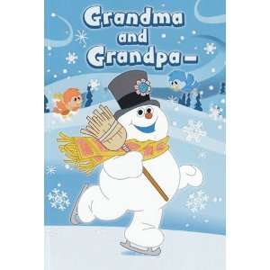  Greeting Card Christmas Frosty the Snowman Grandma and 