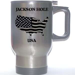  US Flag   Jackson Hole, Wyoming (WY) Stainless Steel Mug 
