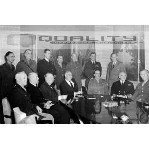  1943 Casablanca Conference during World War Two [8 x 12 