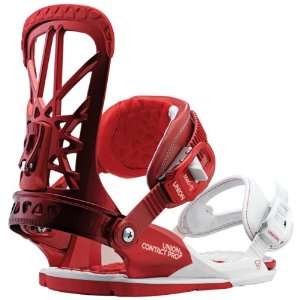  Union Contact Pro Snowboard Binding Red/White, M/L: Sports 