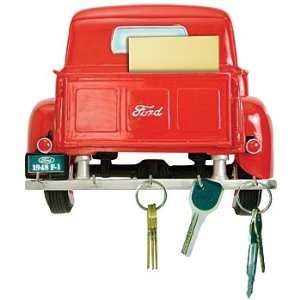  Rear 1948 Red Ford Pickup Truck   Mounted Keyrack 
