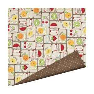 Imaginisce Berrylicious Double Sided Cardstock 12X12 Sunshine Seeds 