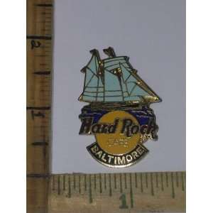 Hard Rock Cafe Baltimore Schooner Pin, Sailing Boat, Baltimore, Hard 
