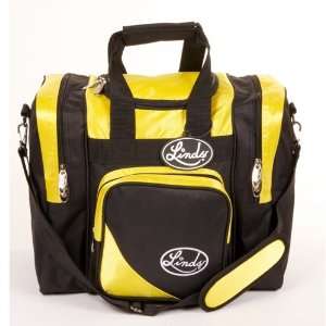  Linds Laser Deluxe Single Bowling Bag Yellow Sports 